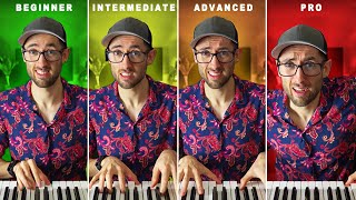 The 4 Levels of Playing CHORD PATTERNS On The Piano [upl. by Anippesuig360]