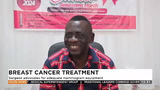 Breast Cancer Treatment Surgeon advocates for adequate mammogram equipment [upl. by Omrelliug942]