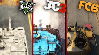 CRAZY DETAILS  GTA V vs Just Cause 3 vs FAR CRY 6 [upl. by Deirdre]