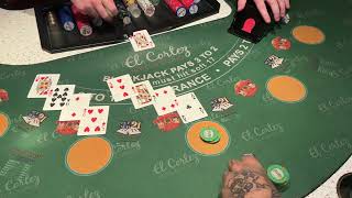 1000 LIVE Blackjack Session in Vegas [upl. by Hakan228]