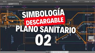 Plano Instalacion Sanitaria Autocad 2 Aguas Negras [upl. by Hayton]