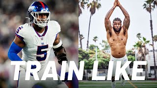 Giants Linebacker Kayvon Thibodeauxs Explosive NFL Workout  Train Like  Mens Health [upl. by Christalle]