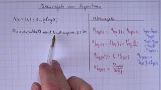 VWO6wisA11H1210 Rekenregels voor logaritmen [upl. by Noxin]