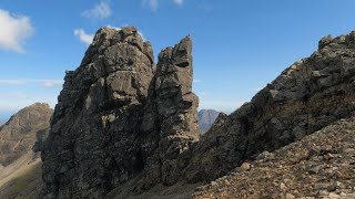 Am Basteir Sgurr a Bhasteir and Bruach na Frithe Black Cuillin Isle of Skye 130822 [upl. by Idram8]