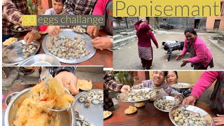 30 eggs challenge khada khadai vomet aayo 😭officialchannel subscribe streetfood viral [upl. by Metzgar250]