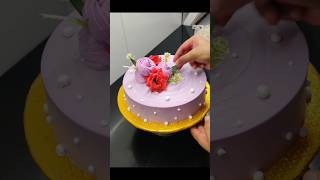 Cake Decorating Tutorials  How to make design shorts shortvideo cake trending [upl. by Hollingsworth]