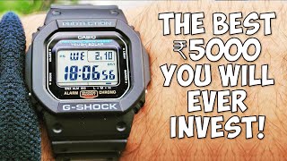 BEST GSHOCK under ₹5000 Unboxing amp Review Casio DW5600 UE1DR Tough Solar [upl. by Annie]