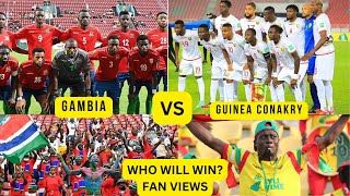 GAMBIA VS GUINEA  FAN VIEWS [upl. by Addison]