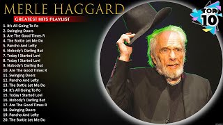 Merle Haggard Greatest Hits 🍃 Merle Haggard Greatest Hits Full Album 🍃 Pancho And Lefty [upl. by Aznarepse]