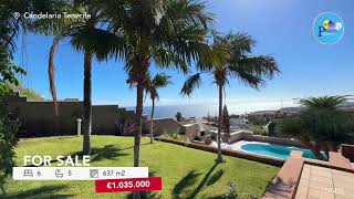 VILLA FOR SALE IN CANDELARIA TENERIFE CANARY ISLANDS [upl. by Adai]