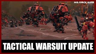 Blood Angels 3000 vs Chaos Daemons of Khorne 3000  Tactical Warsuit Update  Warhammer 40K [upl. by Nilyarg733]