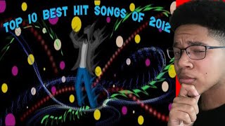 The Top Ten Best Hit Songs of 2012 REACTION ToddintheShadows [upl. by Acirret243]