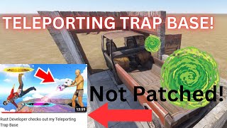 I Built A Teleporting Trap base on official rust Build Guide and Tutorial [upl. by Winonah]