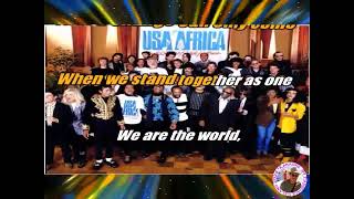 USA For Africa We are the world KARAOKE FAIR USE [upl. by Fernanda]