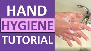 Hand Hygiene for Healthcare Workers  Hand Washing Soap and Water Technique Nursing Skill [upl. by Nesnej]