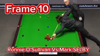 Scottish Open Snooker 2020  Ronnie O’Sullivan Vs Mark SELBY Frame 11 [upl. by Alleroif]