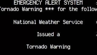 EAS Tornado Emergency  Indianapolis [upl. by Onirefez]