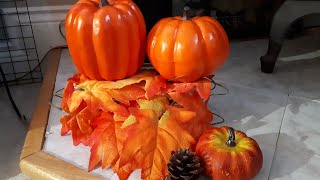 Travel Videos  Putting Up Halloween Decorations In Canada [upl. by Asiaj]