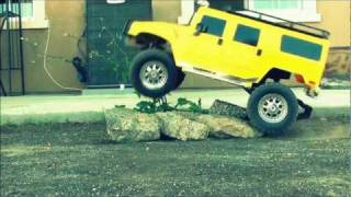 Nikko RC 16 Hummer H1 Backyard Offroading HD [upl. by Kask]