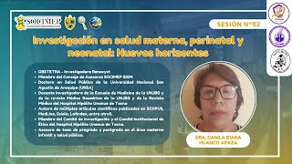 SESIÓN N° 2 Investigación en salud materna perinatal y neonatal Nuevos horizontes [upl. by Pepito]