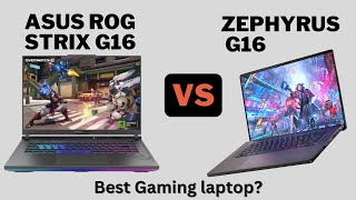 Asus Zephyrus G16 vs ASUS ROG Strix G16  Which is Better For Fast Gaming [upl. by Airtap530]