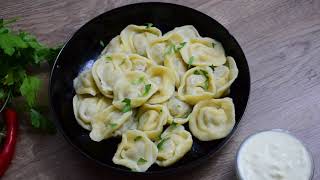 Pelmeni  COLȚUNAȘI umpluti cu carne tocata reteta ruseasca [upl. by Scott]