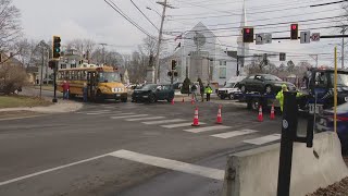 Saco police continue search for three suspects in shooting crash [upl. by Krahmer]