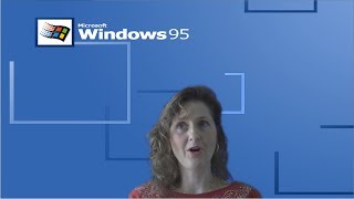 Mum Tries Out Windows 95 1995 [upl. by Fransis]