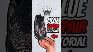 HOW TO REGLUE TOECAP ON YOUR SNEAKERS 👟 Shoe Glue Repair Tip Alert ✨ SAVE FOR LATER ✅ [upl. by Peregrine566]