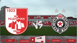 Radnički Niš  Partizan Live [upl. by Larina]