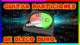 COMO QUITAR PARTICIONES DE UN DISCO DURO E INICIALIZARLO [upl. by Laurens]