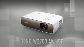 TEST CINEPHILE VIDÉOPROJECTEUR BENQ W2700 4K [upl. by Lleira748]