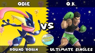 CT  17  Odie Greninja vs OK Little Mac  Round Robin  SSBU Smash Ultimate [upl. by Threlkeld]