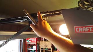 Garage Door Chain Tension  How To Adjust Your Garage Door Chain [upl. by Sorips302]