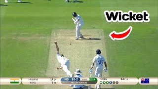 Cheteshwar Pujara Wicket Today  Bowled By Cameron Green  Ind vs Aus WTC Final 2023 [upl. by Pengelly331]