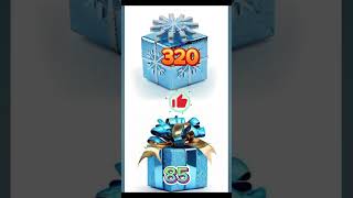 320 vs 85 two Box Challenge 🎁 one pic viralvideo gift youtubeshorts [upl. by Martelli]