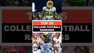 College football rankings nfl football [upl. by Rednirah518]