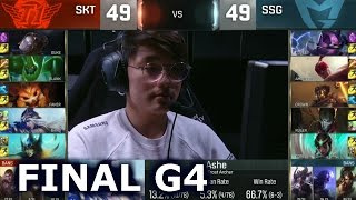 SKT vs SSG  Game 4 Grand Finals Worlds 2016  LoL S6 World Championship Samsung vs SK Telecom T1 G4 [upl. by Initsed883]