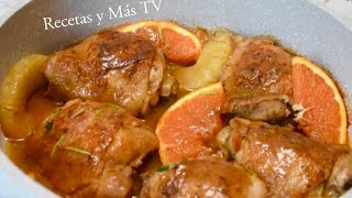 Pollo a la Naranja y Piña bien Rico y fácil de hacer [upl. by Aneeram]