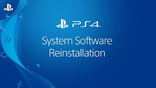 Reinstalling System Software  PS4 [upl. by Claude]