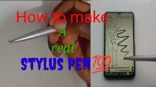 How to make a Real Stylus Pen [upl. by Onitnerolf]