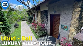 Ubud Bali Luxury Hotel  Tejaprana Bisma Villa Tour [upl. by Gothurd]