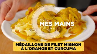 Médaillons de filet mignon à lorange et curcuma [upl. by Yelnik]