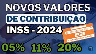 INSS 2024 DESVENDANDO A TABELA DE CONTRIBUIÃ‡Ã•ES E NOVO SALÃRIO MÃNIMO  GUIA COMPLETO [upl. by Granthem]