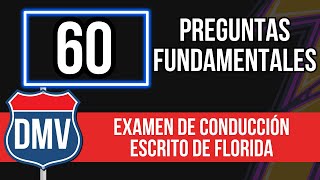 Examen Escrito Licencia De Conducir Florida 60 Preguntas Fundamentales [upl. by Ahsirk79]