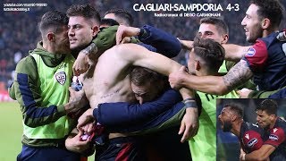 CAGLIARISAMPDORIA 43  Radiocronaca di Diego Carmignani 2122019 da Rai Radio 1 [upl. by Magulac76]