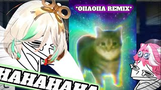 Cecilia cant hold her laughter at Raoras OIIAOIIA impression【Hololive】 [upl. by Lisk]