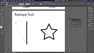 How to Use the Reshape Tool in Adobe Illustrator CC [upl. by Ainaj850]