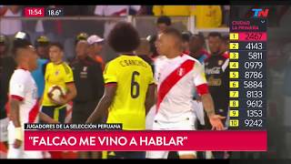 ¿Colombia y Perú arreglaron el empate adentro del campo [upl. by Mahan380]