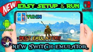 🔥NEW YUWIN EMULATOR EASY SETUPGAMEPLAY 🤯 NEW NINTENDO SWITCH EMULATOR ANDROID [upl. by Ahsiek]